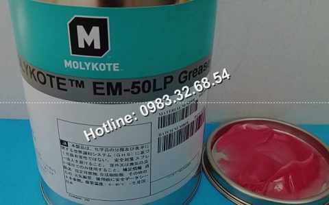Mỡ Molykote EM-50LP màu hồng hộp 1kg