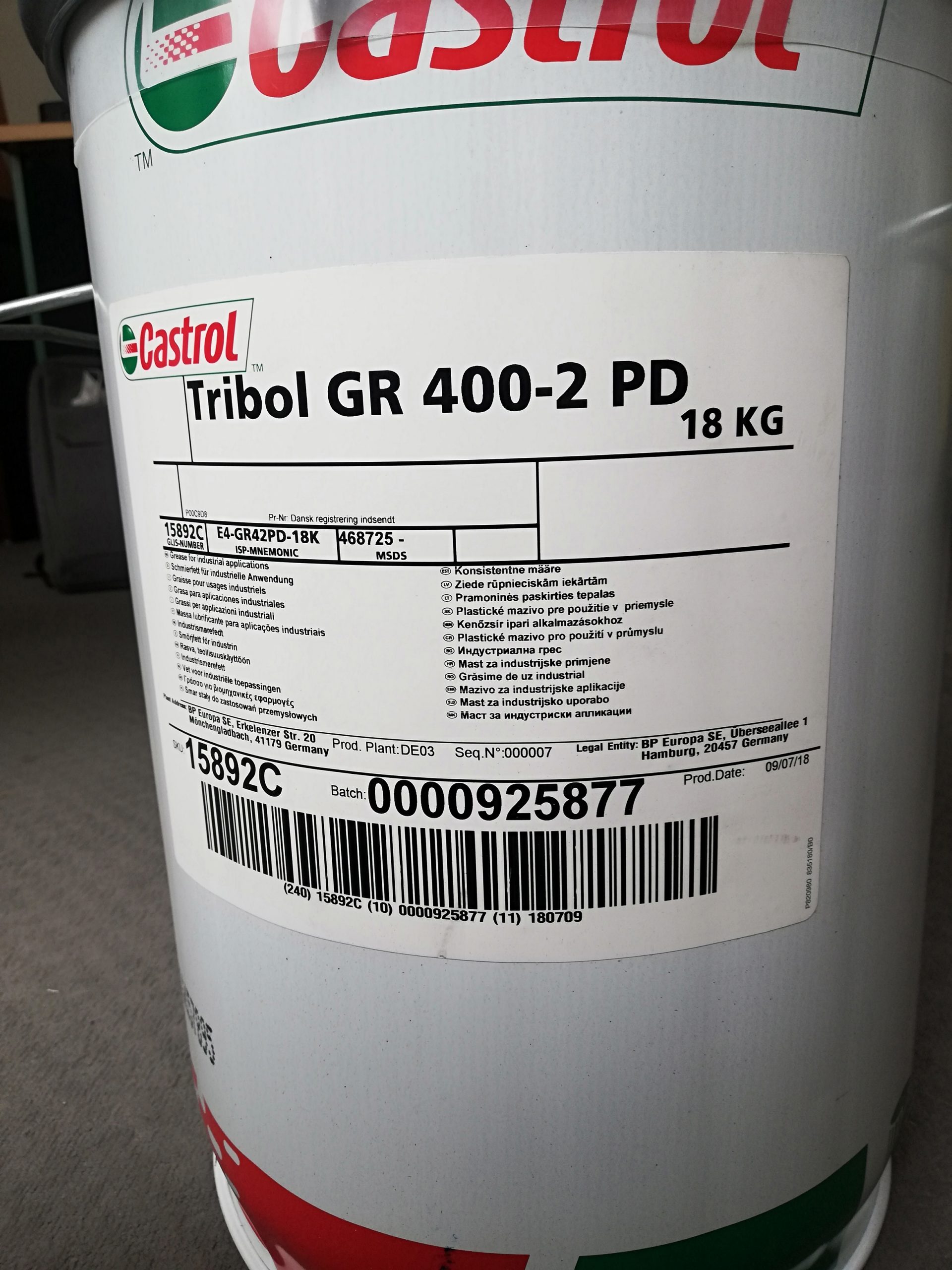 Mỡ Tribol GR 100-0 PD